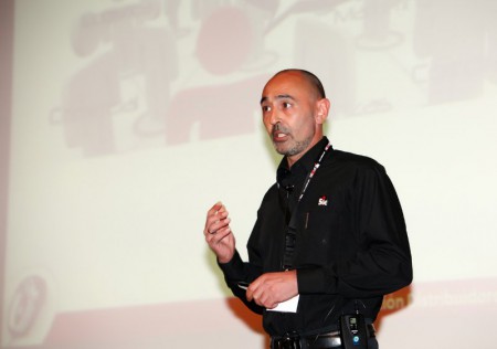 Jaume Barris, Director de Marketing de SIE ejerció de maestro de ceremonias del evento